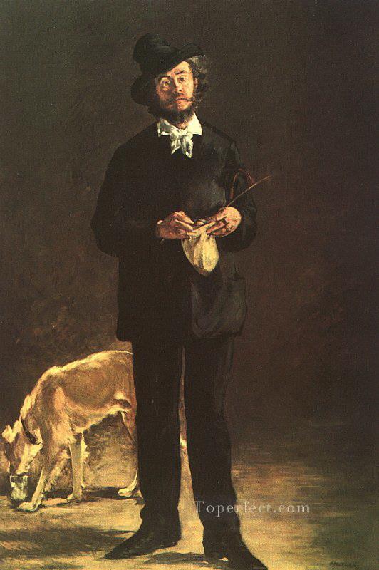 ジルベール・マルセラン・デブータンの肖像 エドゥアール・マネ油絵